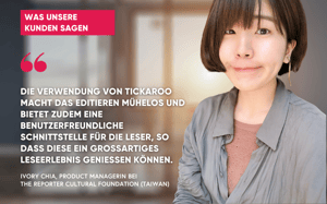 Internationale News mit der Live Blog Software von Tickaroo teilen